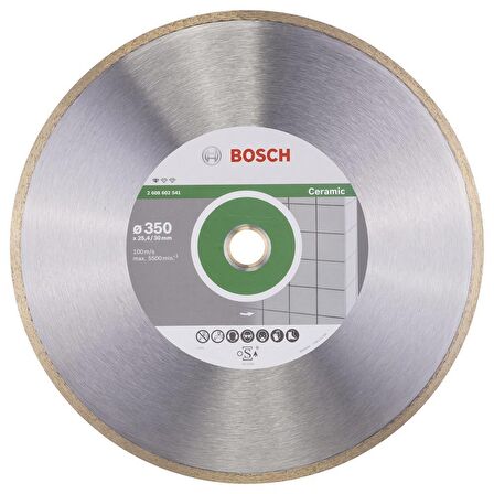 Bosch Seramik Kesme Elmas Kesici Disk 350 mm Standart 2608602541